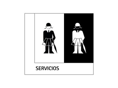 Branding & Pictograms for University of Fine Arts branding design fine arts ilustration restroom sculpture servicios signage unisex wayfinding wc