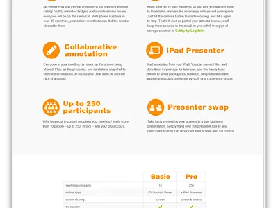 join.me website branding design ui website