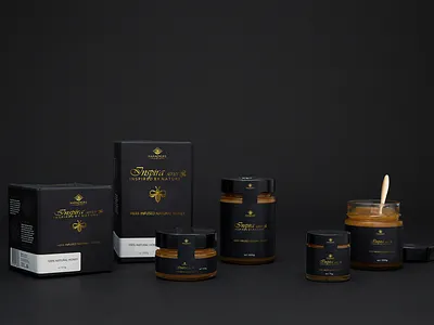 Honey Packaging Concept branding graphic design illustration logo pa packaging