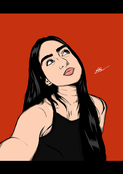 Mir Lur animated cartoon clipstudio cute design face girl graphic design illustration