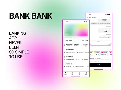 Modern banking app concept banking branding concept identity mobile app ui ux