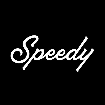 Speedy calligraphy design handlettering illustration japan lettering letters logo logoty logotype type typography
