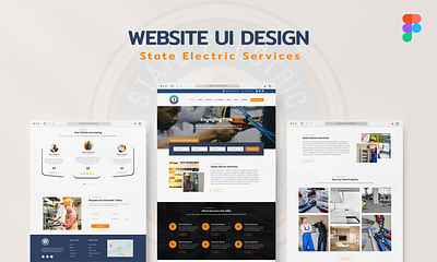 Electric Services | Website Design creative design design figma figmadesign services ui uidesign uiux ux webdesign website