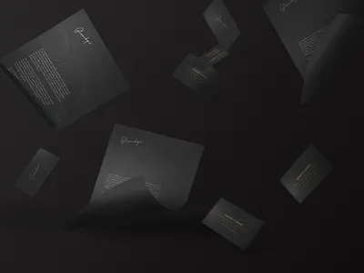 Blanchy's business card & letterhead | by xolve branding application design brand identity branding branding system design illustration stationery