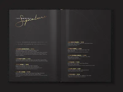 Blanchy's drink list | by xolve branding application design brand identity branding graphic design illustration menu design mock up