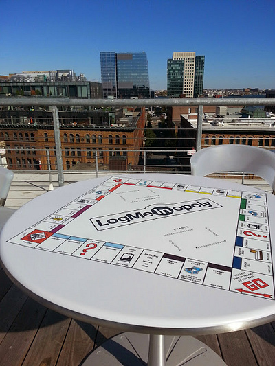 LogMeIn Monopoly Board graphic design illustration vector