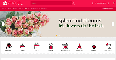 Gurgaon Florist Website design web design