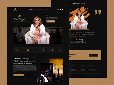 Boss Thoughts Event Landing Page Redesign Using Figma, Elementor agency website branding conference elementor event event landing page events health conference landing page marketing pricing schedule seminar speakers ticket ui desing user experience ux design web design web marketing