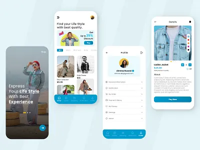 Fashion App Design android app app design e commerce app design fashion app design figma graphic design ios app landing page design mobile app ui ui design uiux uiux design ux ux design web design