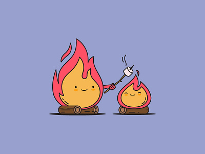 INKTOBER. DAY 05. FLAME. character design flame illustration inktober