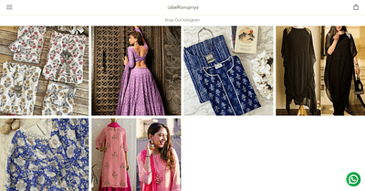 Label Kanupriya design illustration web design