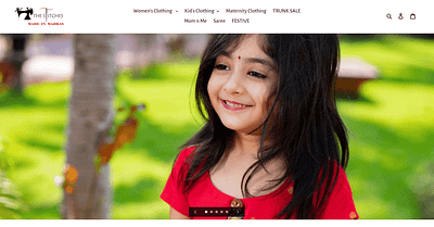 The Stitches design illustration web design