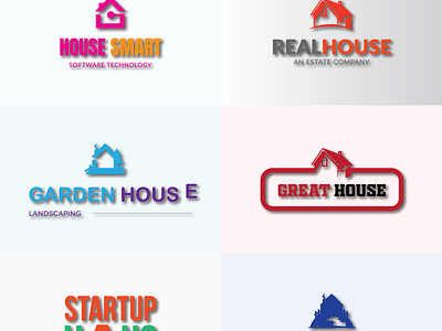 Real Estate House Logo Design 2k22 branding identity house design logo design logo mark modern logo real estate realty branding realty logo