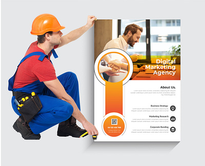 Corporate Flyer design unique