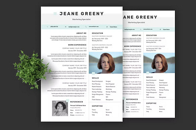 FREE Professional Marketing Resume / CV career clean corporate cover letter cv cv design cv template design graphic design illustration marketing marketing resume minimal motion graphics professional marketing resume resume design resume template ui word