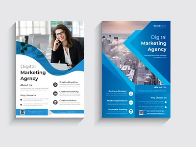 Corporate Flyer Design animation marketing flyer