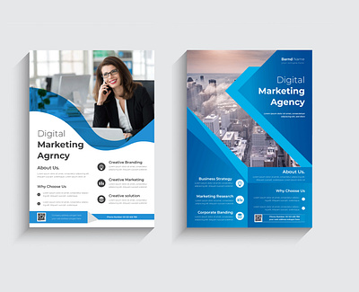 Corporate Flyer Design animation marketing flyer