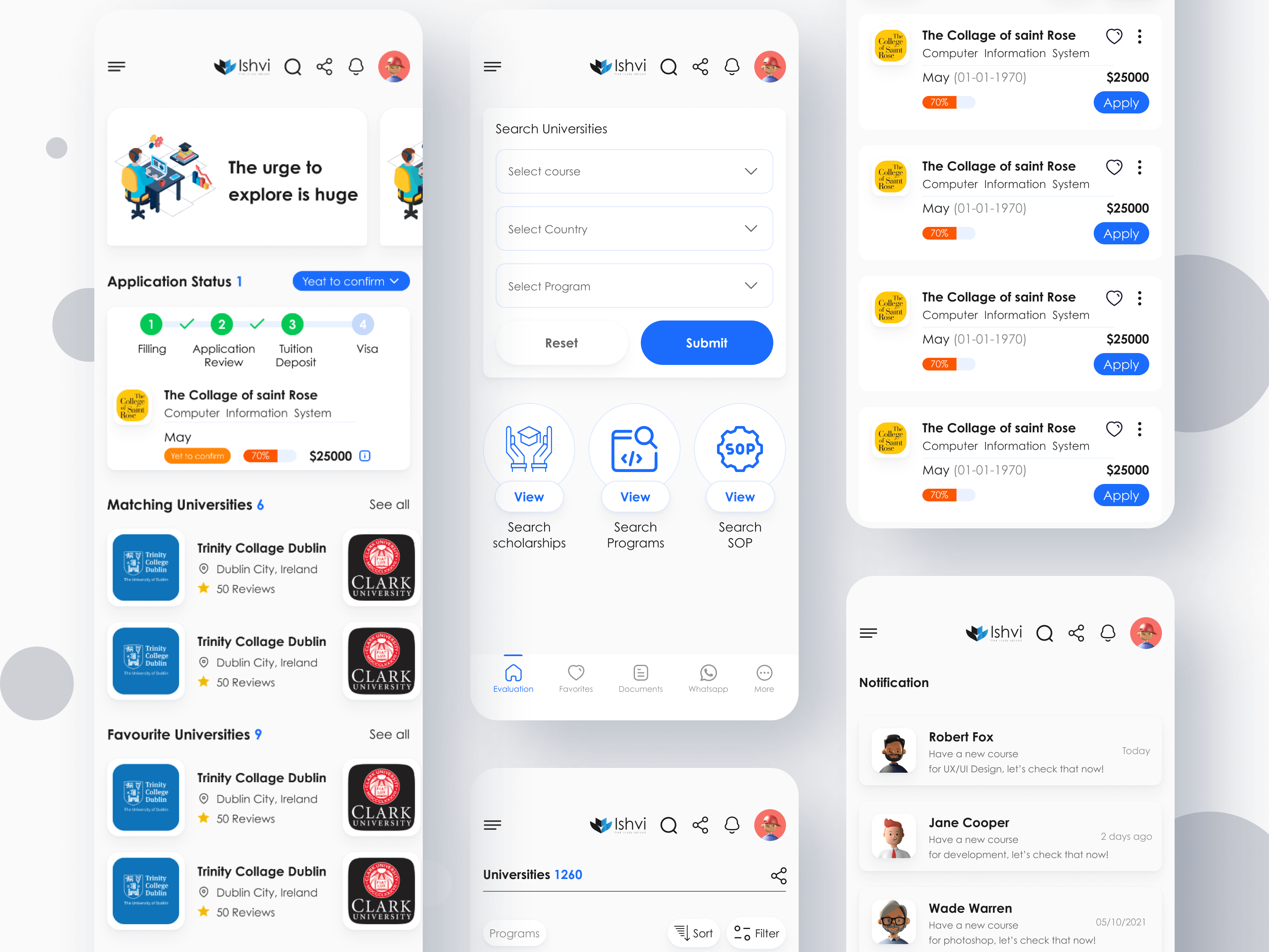 Example of Mobile App UI UX Design 
