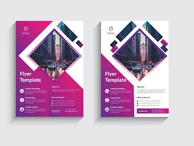 Corporate Flyer Design green marketing flyer