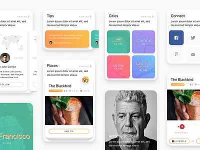 Cards cards ios mobile ui