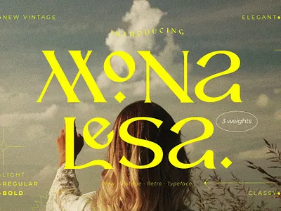 Free Monalesa - New Vintage Typeface calligraphy display font display typeface elegant font font font awesome font family fonts handwritten lettering modern font modern fonts sans serif sans serif font script serif font type typedesign typeface vintage font