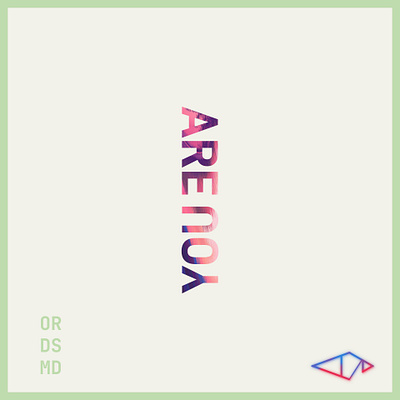 Are You Are You colors design graphic graphics illustration simple simplistic vector