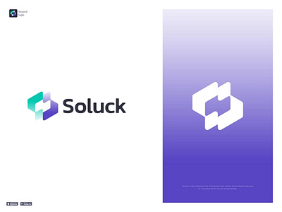 tech logo design soluck blockchain branding coin crypto exchange identity logo logo design logo mark logodesign logos logotype modern logo nft saas