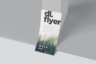 FREE Single Page DL Flyer Mockups advertising booklet branding brochure mockup clean flyer flyer mockups fold brochure folding graphic design indesign magazine mockups motion graphics print printable template trifold trifold brochure ui