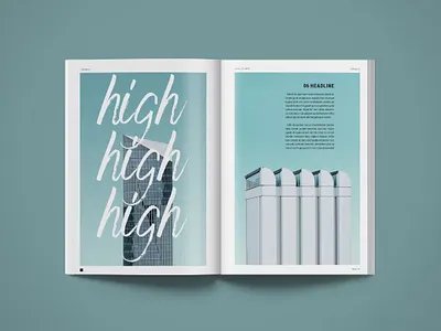 FREE Magazine Template | Genius book business company company profile corporate creative design facing facing pages marketing minimalist pages print print design print template profile project project proposal pubric strategy