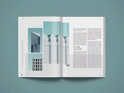 FREE Magazine Template | Genius book business company company profile corporate creative design facing facing pages marketing minimalist pages print print design print template profile project project proposal pubric strategy