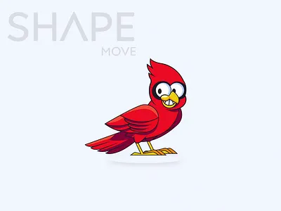 Bird Animation animation animationdesign bird dribbble move new shape shot video