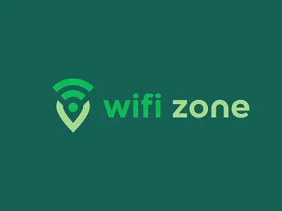 Logo Desing | Wifi Zone. app logo brand identity business logo creative logo flat logo free logo green logo logo logo design logo generate logo idea logofolio logomaker logos minimalist logo modern logo online logo tech logo wifi logo zone