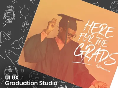Graduation Studio UI UX app branding college design eduction graphic design illustration logo new trend new ui school typography ui ui ux ux vector web design