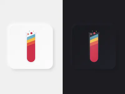 Daily UI 05: App Icon (Creative Lab) 005 app branding color creative dailyui dailyui005 design figma flat graphic design icon illustration lab logo neomorphism product design ui ux web