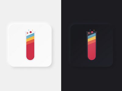 Daily UI 05: App Icon (Creative Lab) 005 app branding color creative dailyui dailyui005 design figma flat graphic design icon illustration lab logo neomorphism product design ui ux web