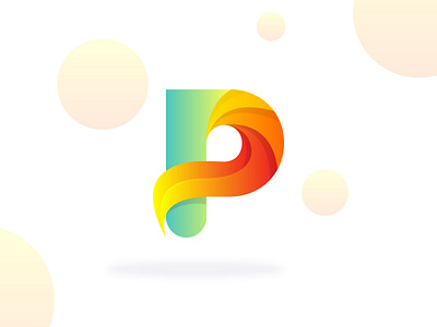 Phoxly app branding creative logo design fox fox logo gradient logo graphic design icon identity design letter logo design mobile modern logo p p letter p logo p modern logo software ui