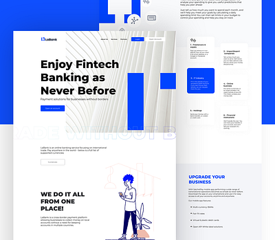 LaBank-Homepage branding creative design logo ui ux web
