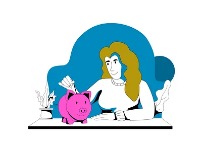 Saving before you pay agency branding design flatdesign graphic design illustration logo ui ux vector