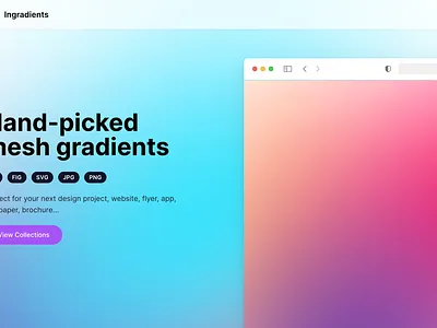 Ingradients design figma gradients mesh gradients svg
