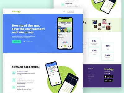 Litterlotto branding brilliant environmental graphic design illustration muzli ui uidesigner ux web webdesign webdesigner