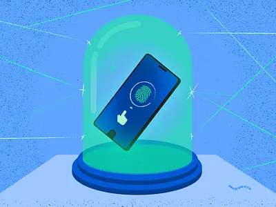 Cyber Security Illustration branding design icon illustration vector