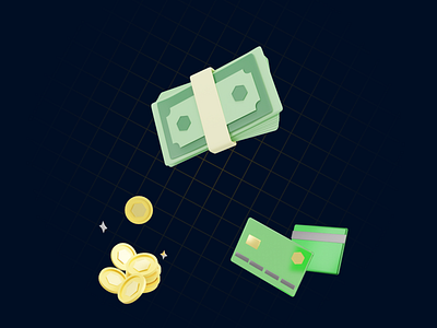 3D Finance & Payment Illustration 3d 3d finance 3d finance icon 3d icon 3d icon pack 3dillustration atm cash coin credit card finance illustration money payment qr code safe box wallet