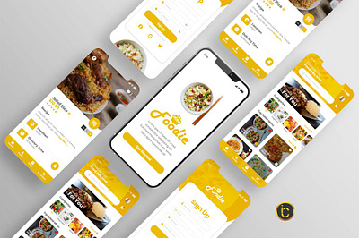 Food App app design ui ux web