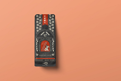 Unlucky Coffee Packaging brand identity branding coffe design hand lettered hand lettering illustration ladder logo lucky mirror procreate retro unlucky