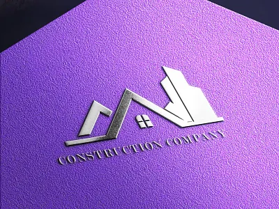logo construction company logo elegant logos logo logos of silver color professional logos simple logos