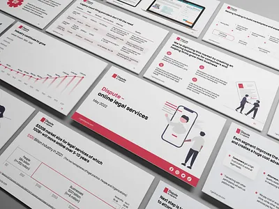 Dispute Pitch Deck Design design graphic design investor deck pitch deck pitch deck design powerpoint presentation design startup presentation