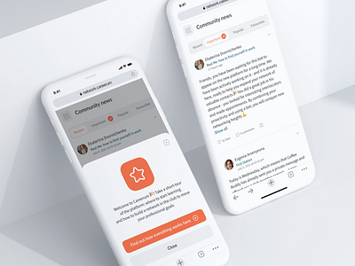 Careerum Web Social Platform product design ui ux web design