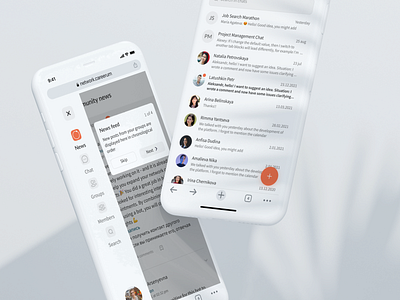 Careerum Web Social Platform product design ui ux web design