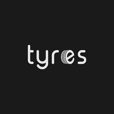 Tyres Logo Concept brand designer branding car design illustrator logo logo identity minimalist typography tyres vector