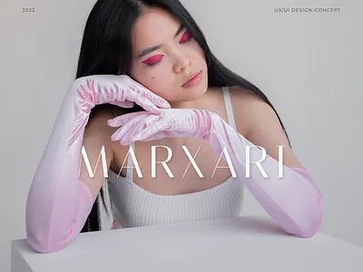 MARXARI- cosmetic store, UI/UX Design-Concept design figma ui ux